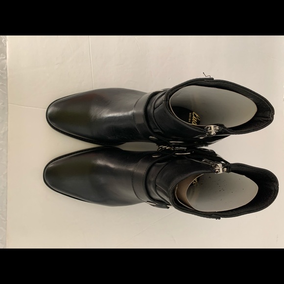 Brand New Black Leather boots size 8 men’s - Picture 5 of 5